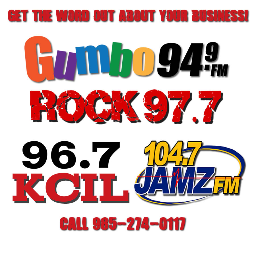 Advertise on our Bayou Broadcasting Stations!