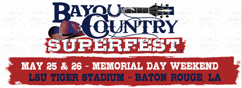Bayou Country Superfest 2019 Small Banner